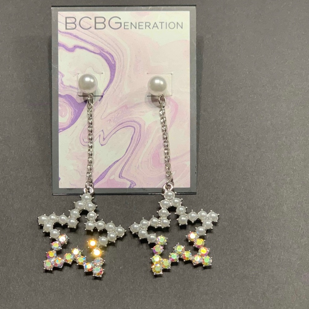 BCBG Star Earrings